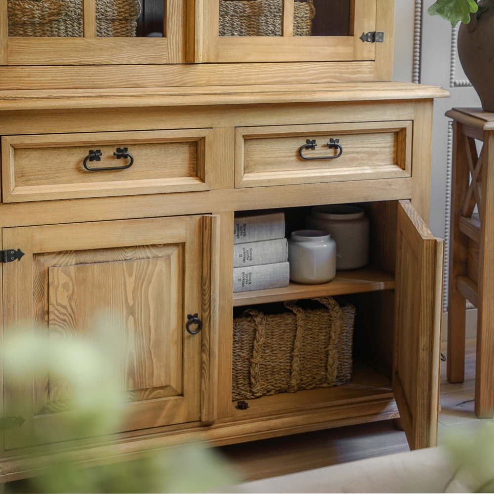 dřevěná vitrína příborník rustikal cera cordoba VIT18 4