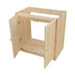Borovicová skříňka pod dřez 80 cm (NZL14) - Obrázek 2