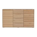 Buková komoda KD422 – 100% masivu -150/88/41cm (š/v/h)
