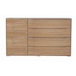 Buková komoda KD423 – 100% masivu -150/88/41cm (š/v/h)