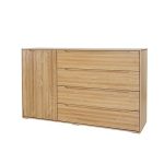 Buková komoda KD423 – 100% masivu -150/88/41cm (š/v/h)