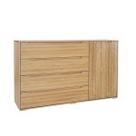 Buková komoda KD423 – 100% masivu -150/88/41cm (š/v/h)