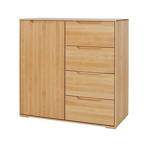 Buková komoda KD426 – 100%masivu – 90/88/41cm (š/v/h)