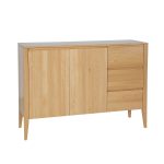 Buková komoda KO38BK Old Style masivní dřevo -137/95/43cm (š/v/h)