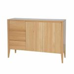 Buková komoda KO39BK Old Style masivní dřevo -137/95/43cm (š/v/h)
