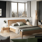 Buková manželská postel LK191 z masivu – 90×200, 120×200, 140×200, 160×200, 180×200, 200×200 cm