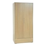 Buková šatní skříň SF421 Woodline – masiv buk – 90/191/60cm (š/v/h)