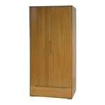 Buková šatní skříň SF421 Woodline – masiv buk – 90/191/60cm (š/v/h)