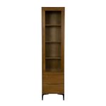 Buková vitrína KW420 – masiv buk – 50/190/41cm (š/v/h)