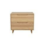 Bukový noční stolek SN420 Woodline – 48/41/34cm (š/v/h)
