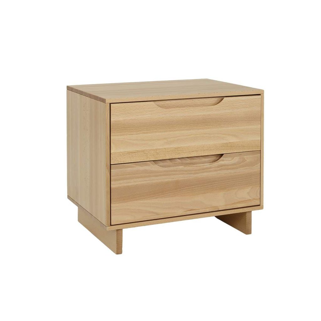 Bukový noční stolek SN420 Woodline – 48/41/34cm (š/v/h)