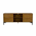 Bukový TV stolek RV420 Woodline – masiv buk – 150/45/41cm (š/v/h)