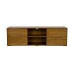 Bukový TV stolek RV420 Woodline – masiv buk – 150/45/41cm (š/v/h)
