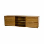 Bukový TV stolek RV420 Woodline – masiv buk – 150/45/41cm (š/v/h)