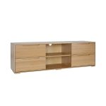 Bukový TV stolek RV420 Woodline – masiv buk – 150/45/41cm (š/v/h)