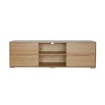 Bukový TV stolek RV420 Woodline – masiv buk – 150/45/41cm (š/v/h)