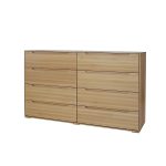 Dřevěná buková komoda KD420 – 100% masivu – 150/88/41cm (š/v/h)