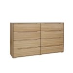 Dřevěná buková komoda KD420 – 100% masivu – 150/88/41cm (š/v/h)