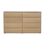 Dřevěná buková komoda KD420 – 100% masivu – 150/88/41cm (š/v/h)