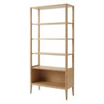 Dubová knihovna Heritage KW340 Retro – 95/199/40cm (š/v/h) – 5YG