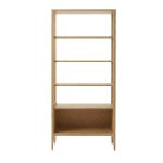 Dubová knihovna Heritage KW340 Retro – 95/199/40cm (š/v/h) – 5YG