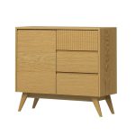 Dubová komoda DB11 – 60´s Collection – 100/95/43cm (š/v/h)