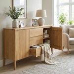 Dubová komoda Heritage KD330 Retro – 165/95/43cm (š/v/h) – 5YG