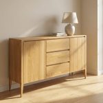 Dubová komoda Heritage KD330 Retro – 165/95/43cm (š/v/h) – 5YG