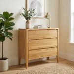 Dubová komoda Heritage KD337 Retro – 95/95/43cm (š/v/h) – 5YG