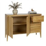 Dubová komoda Heritage KD338 Retro – 137/95/43cm (š/v/h) – 5YG