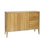 Dubová komoda Heritage KD338 Retro – 137/95/43cm (š/v/h) – 5YG