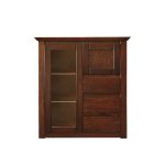 Dubová komoda s barem DB14 Harmony – 104/115/40cm (š/v/h)