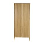 Dubová šatní skříň Heritage SF332 Retro – 90/195/60cm (š/v/h)