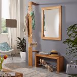 Dubová věšáková stěna OakWood nr.10 – 30/200/32cm (š/v/h)