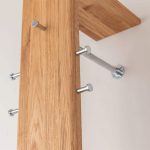 Dubová věšáková stěna OakWood nr.10 – 30/200/32cm (š/v/h)
