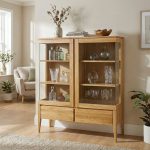 Dubová vitína Heritage KW336 Retro – 120/140/43cm (š/v/h) – 5YG