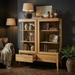 Dubová vitína Heritage KW336 Retro – 120/140/43cm (š/v/h) – 5YG