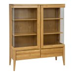 Dubová vitína Heritage KW336 Retro – 120/140/43cm (š/v/h) – 5YG