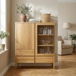 Dubová vitína Heritage KW337 Retro – 120/140/43cm (š/v/h) – 5YG