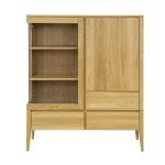 Dubová vitína Heritage KW337 Retro – 120/140/43cm (š/v/h) – 5YG