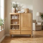 Dubová vitína Heritage KW337 Retro – 120/140/43cm (š/v/h) – 5YG