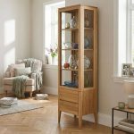 Dubová vitína Heritage KW338 Retro – 55/195/40cm (š/v/h) – 5YG