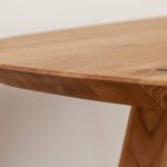 Dubový designový konferenční stolek Ortobello 67×68 cm