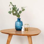 Dubový designový konferenční stolek Ortobello 67×68 cm