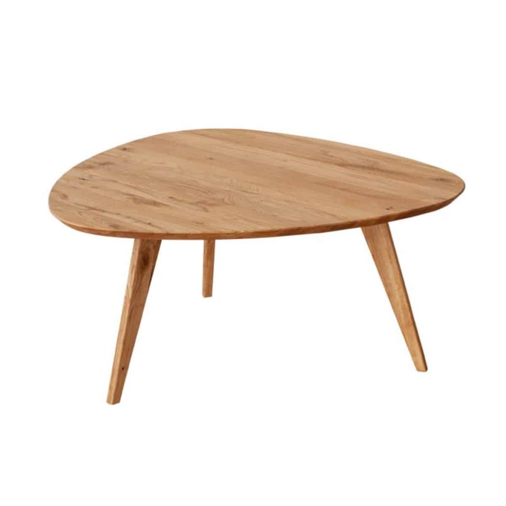Dubový designový konferenční stolek Ortobello 95×96 cm