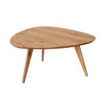 Dubový designový konferenční stolek Ortobello 95×96 cm
