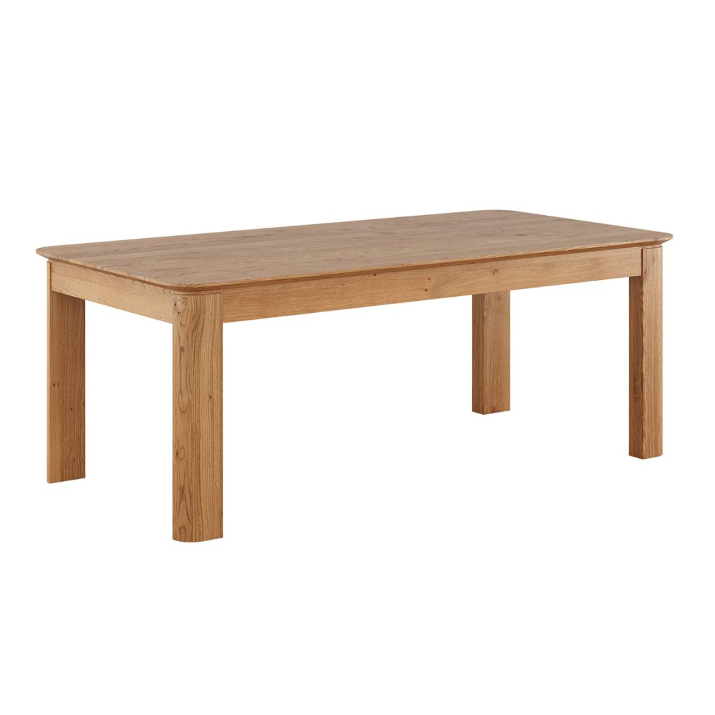 Dubový jídelní stůl STRONGEST – 180x100cm, 200x100cm, 220x100cm