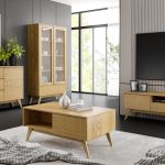Dubový konferenční stolek DB02 – 60´s Collection – 115/50/65cm (š/v/h)