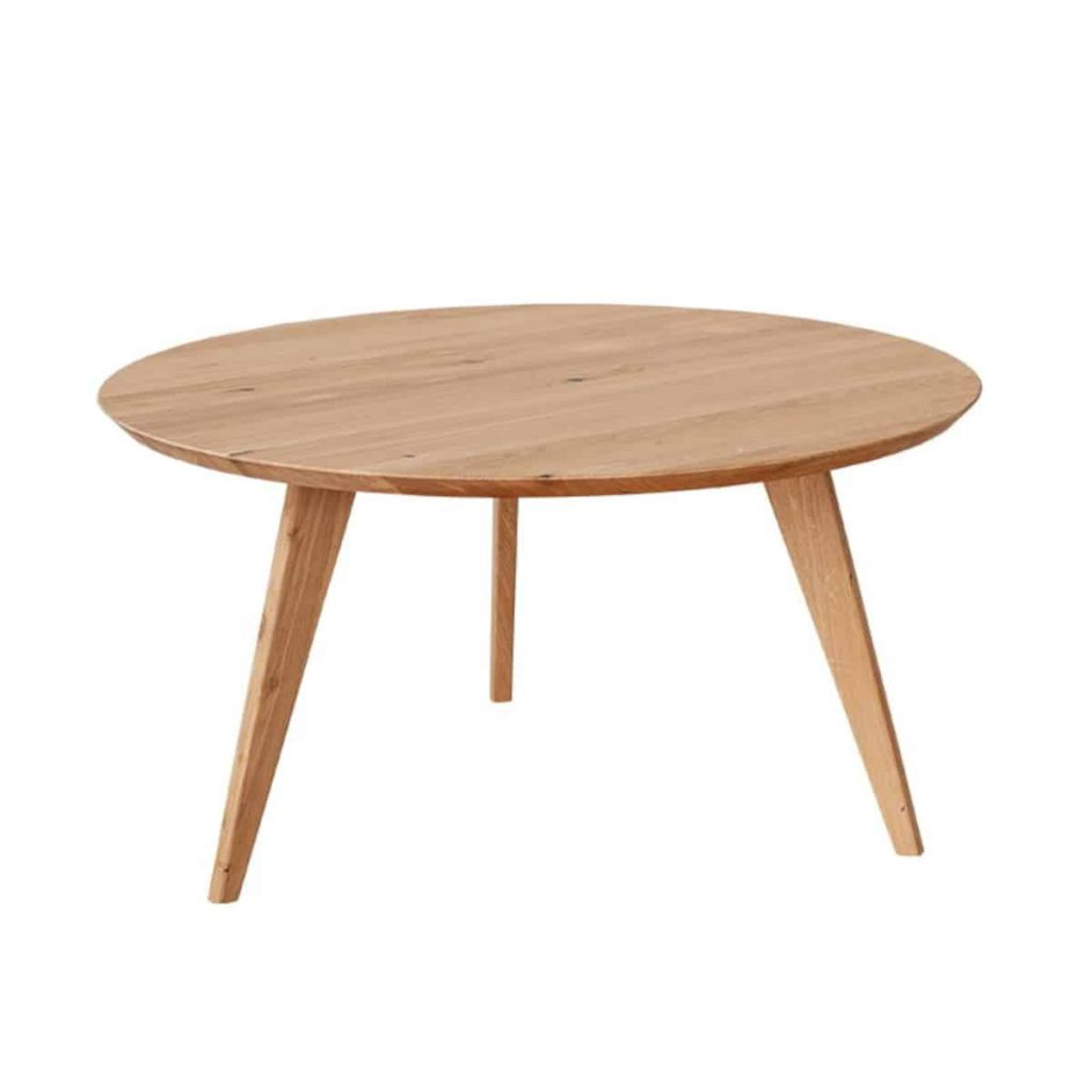 Dubový konferenční stolek Ortobello pr.90 cm