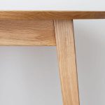 Dubový kulatý jídelní stůl Ortobello pr.110 cm